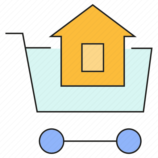 Buy, home, house, real estate, shopping, shopping cart icon - Download on Iconfinder