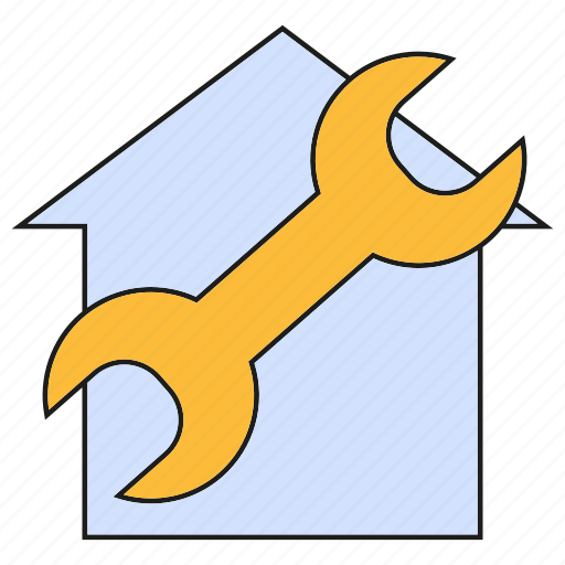 Fix, home, house, repair, wrench icon - Download on Iconfinder