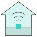 home, house, internet, signal, wifi