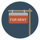sign, rental, rent, real estate