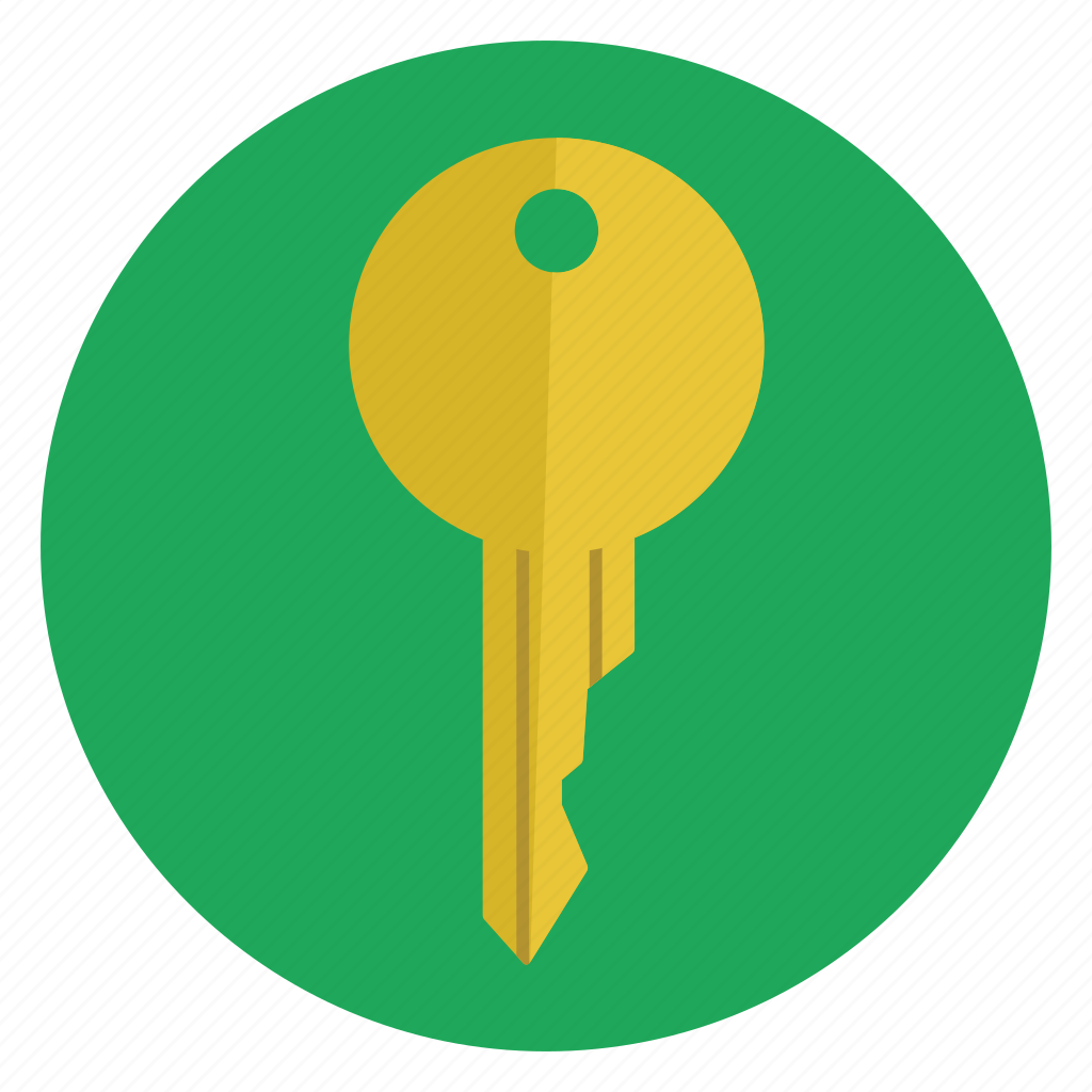 Flat key. Значок ключа. Иконка ключ зеленый. Ключ в круге. Гос ключ иконка.