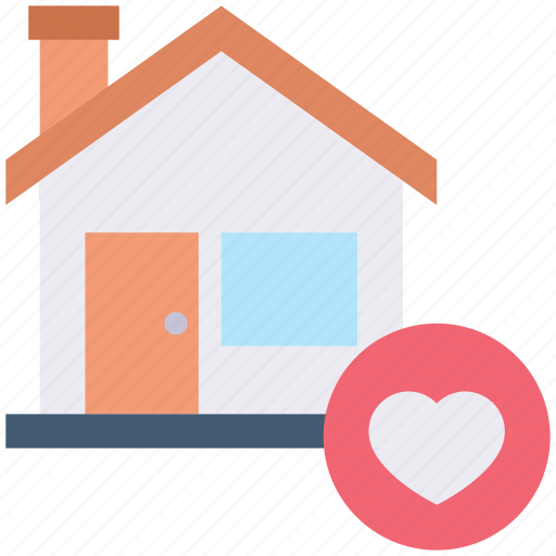 Estate, favourite, heart, home, like, property, real icon - Download on Iconfinder