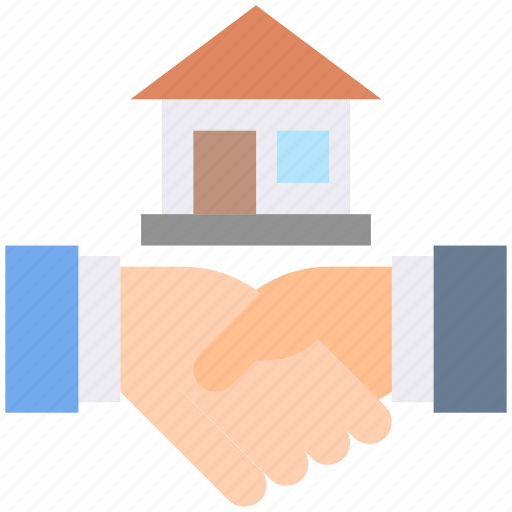 Agreement, deal, estate, handshake, home, house, real icon - Download on Iconfinder