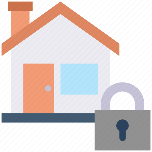 Estate, home, house, lock, privacy, protection, real icon - Download on Iconfinder
