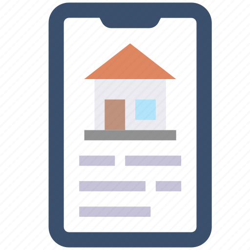 Application, estate, home, house, mobile, real, smartphone icon - Download on Iconfinder