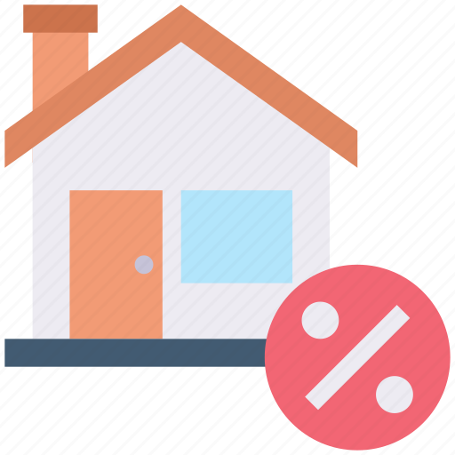Discount, estate, home, house, percentage, real, sale icon - Download on Iconfinder