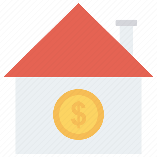Cash, dollar, home, house, real icon - Download on Iconfinder
