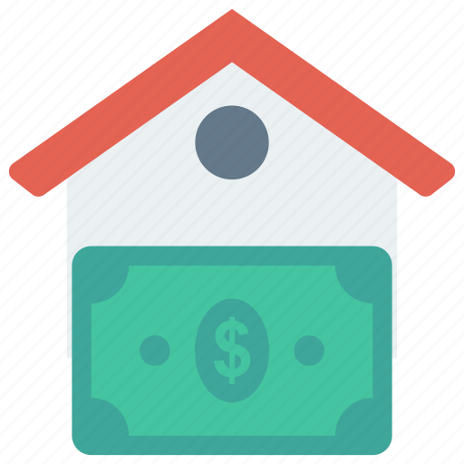 Dollar, home, house, real, saving icon - Download on Iconfinder