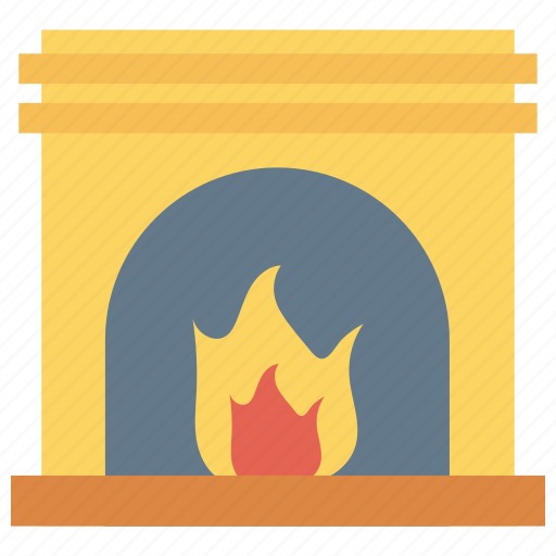 Chimney, fire, fireplace, flame, hot icon - Download on Iconfinder