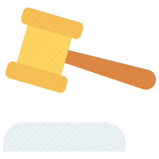 Auction, court, hammer, judge, law icon - Download on Iconfinder