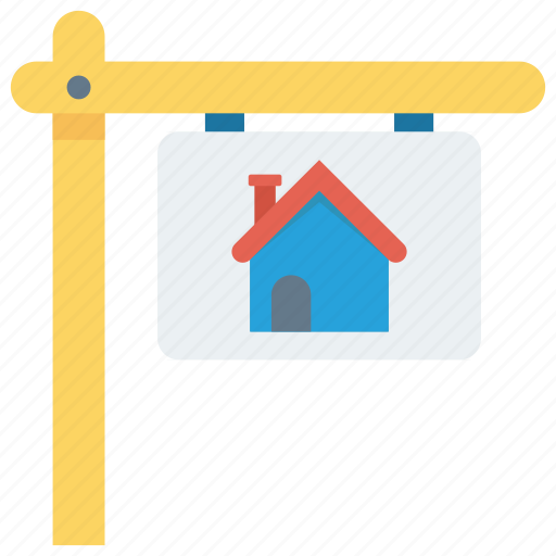Banner, board, home, house, property icon - Download on Iconfinder