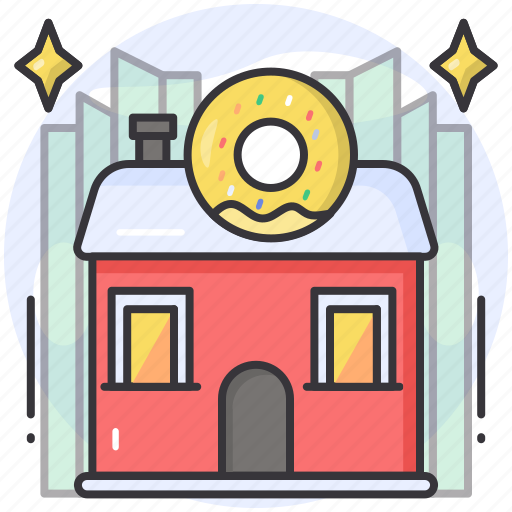 Bakery, store, butchery, grocery, shop, dessert, donut icon - Download on Iconfinder