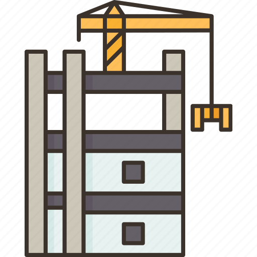 Building, construction, engineering, project, crane icon - Download on Iconfinder