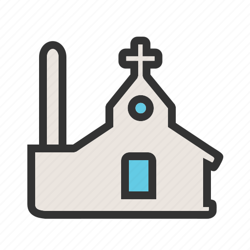 Building, christian, christianity, church, church bell, religion, tower icon - Download on Iconfinder