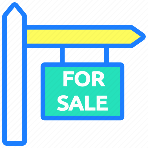 Advertising, board, for sale, real estate, sale, sell, sign icon - Download on Iconfinder
