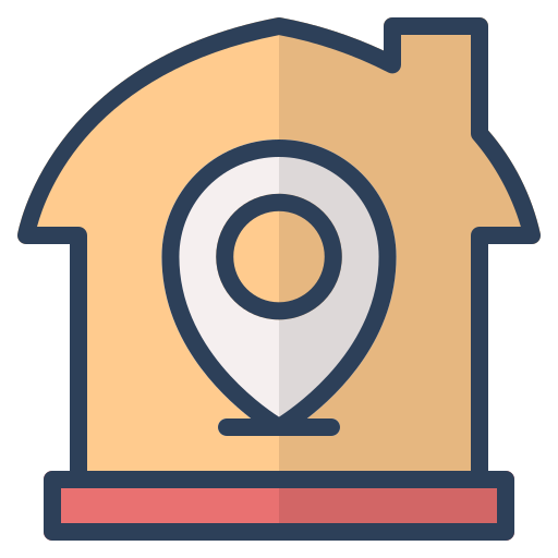 House, invesment, location, navigation, pin, property, real estate icon - Free download
