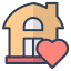 heart, house, invesment, like, love, property, real estate 