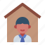 tenant, people, house, home, estate, property, mortgage 