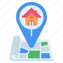 navigator, house, location, property, map, home, rent, apartment, direction