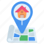 navigator, house, location, property, map, home, rent, apartment, direction 