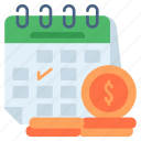 payment, calendar, pay, money, finance, time, schedule, income, deadline