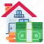 buy, house, home, business, building, sell, payment, cash, money 