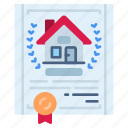 house, certificated, home, certificate, building, real estate, business, document, legal