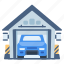 car, garage, vehicle, repair, service, engine, automobile, work, transportation 