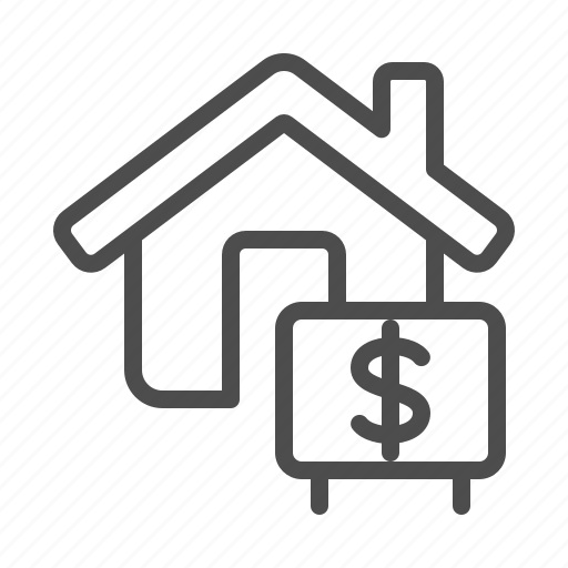 Real estate, house, home, for sale, sign, rent, real estate sign icon - Download on Iconfinder