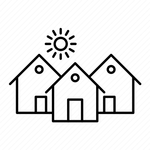 Buildings, house, houses, neighborhood, real estate icon - Download on Iconfinder