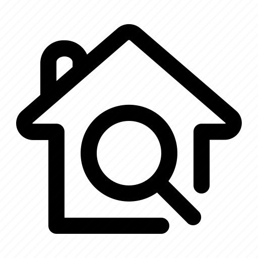 Find, home, magnifier, property, search icon - Download on Iconfinder