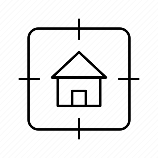 Target, real, estate, property, home icon - Download on Iconfinder