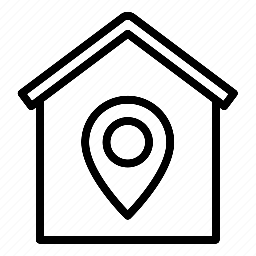Location, pin, house, home, estate, property, mortgage icon - Download on Iconfinder