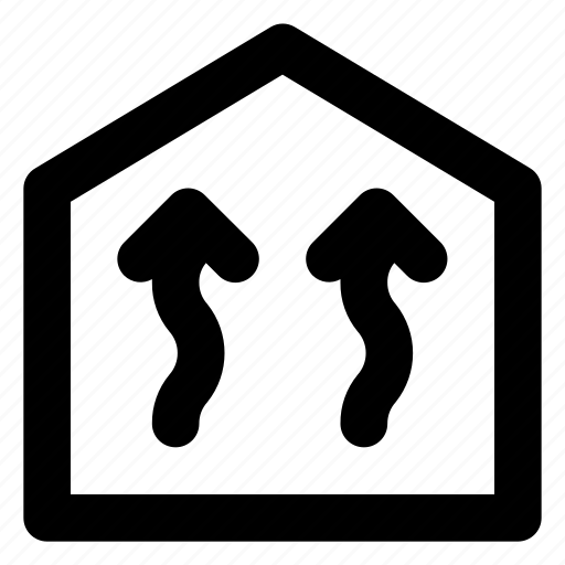 Estate, house, real, tremperature icon - Download on Iconfinder