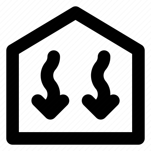 Estate, house, real, tremperature icon - Download on Iconfinder