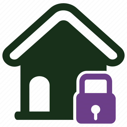 Lock, mortgage, property protection icon - Download on Iconfinder