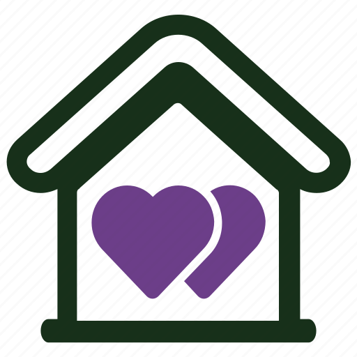Favourite, heart, house icon - Download on Iconfinder
