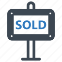 sign, sold