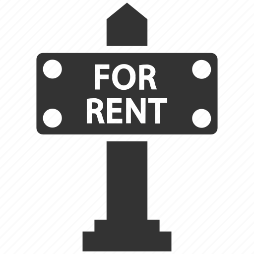 For rent, rent, sign, sign board icon - Download on Iconfinder