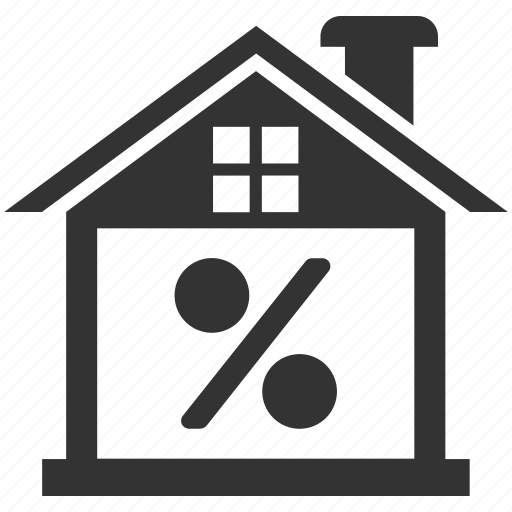 Discount, home loan, mortgage, property icon - Download on Iconfinder