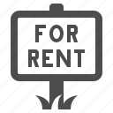 sign, rent, for rent, real estate