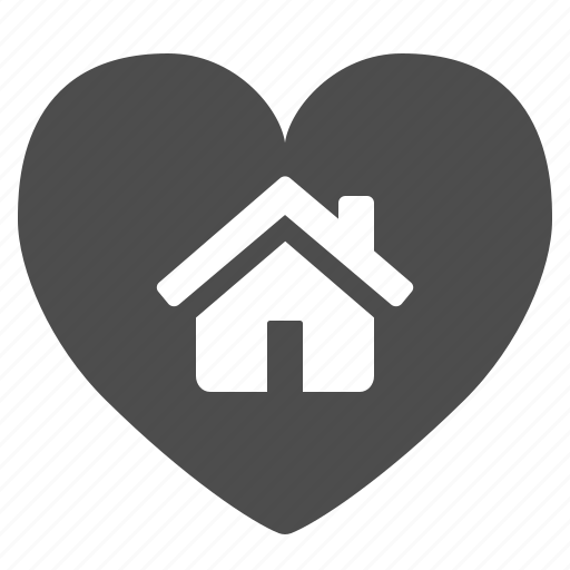 House, heart, love, home icon - Download on Iconfinder