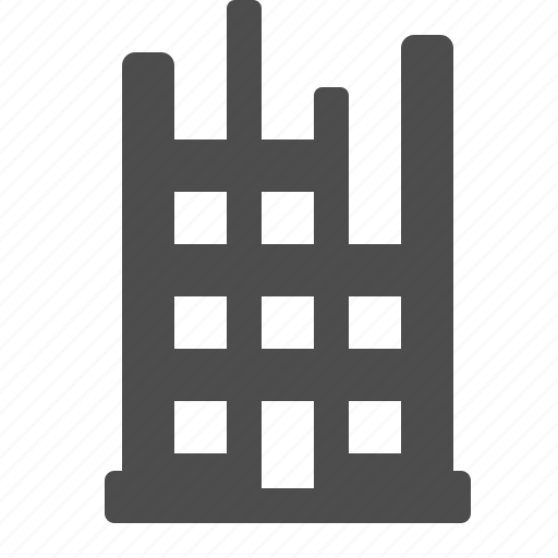 Apartment building, building, buildings, construction, real estate, scaffolding icon - Download on Iconfinder