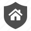 home, security, shield, insurance, house 