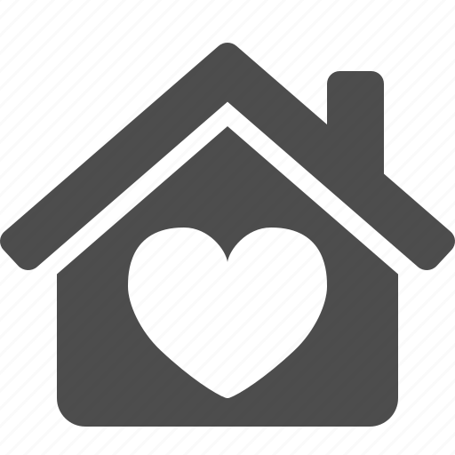 House, heart, real estate, love, home icon - Download on Iconfinder