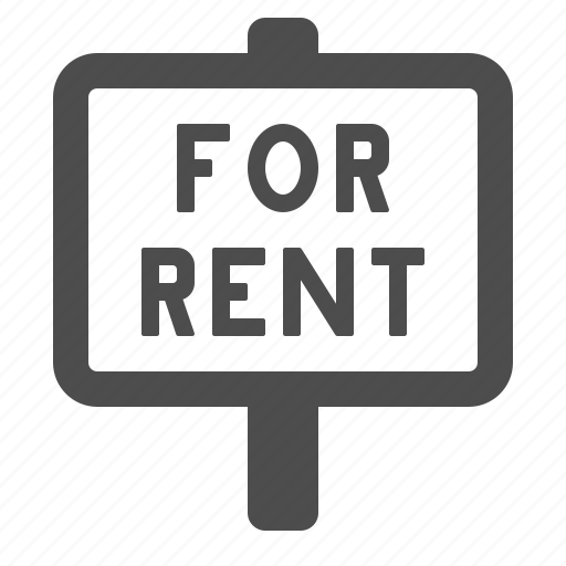 Sign, rent, for rent, real estate icon - Download on Iconfinder