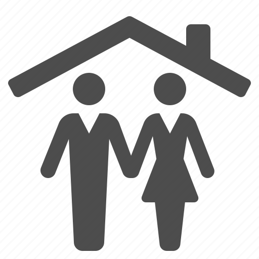 Family, home, house, man, real estate, woman icon - Download on Iconfinder