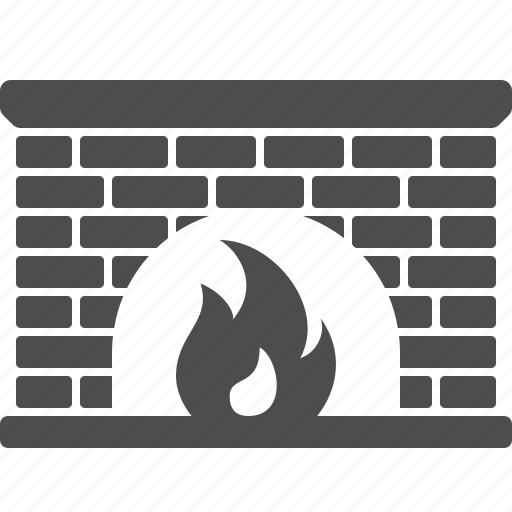 Fire, fireplace, flame, home icon - Download on Iconfinder