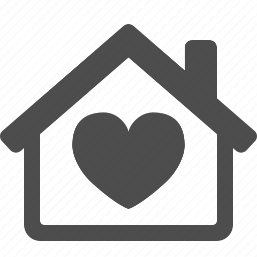 Heart, home, house, love, real estate icon - Download on Iconfinder