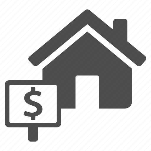 For sale, home, house, price, real estate, sign icon - Download on Iconfinder